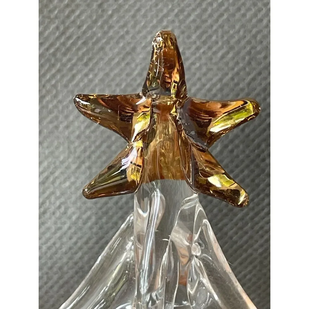 VTG LS Arts Crystal Christmas Tree 6.5